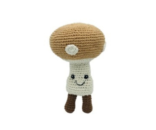 mushroom rattle brown